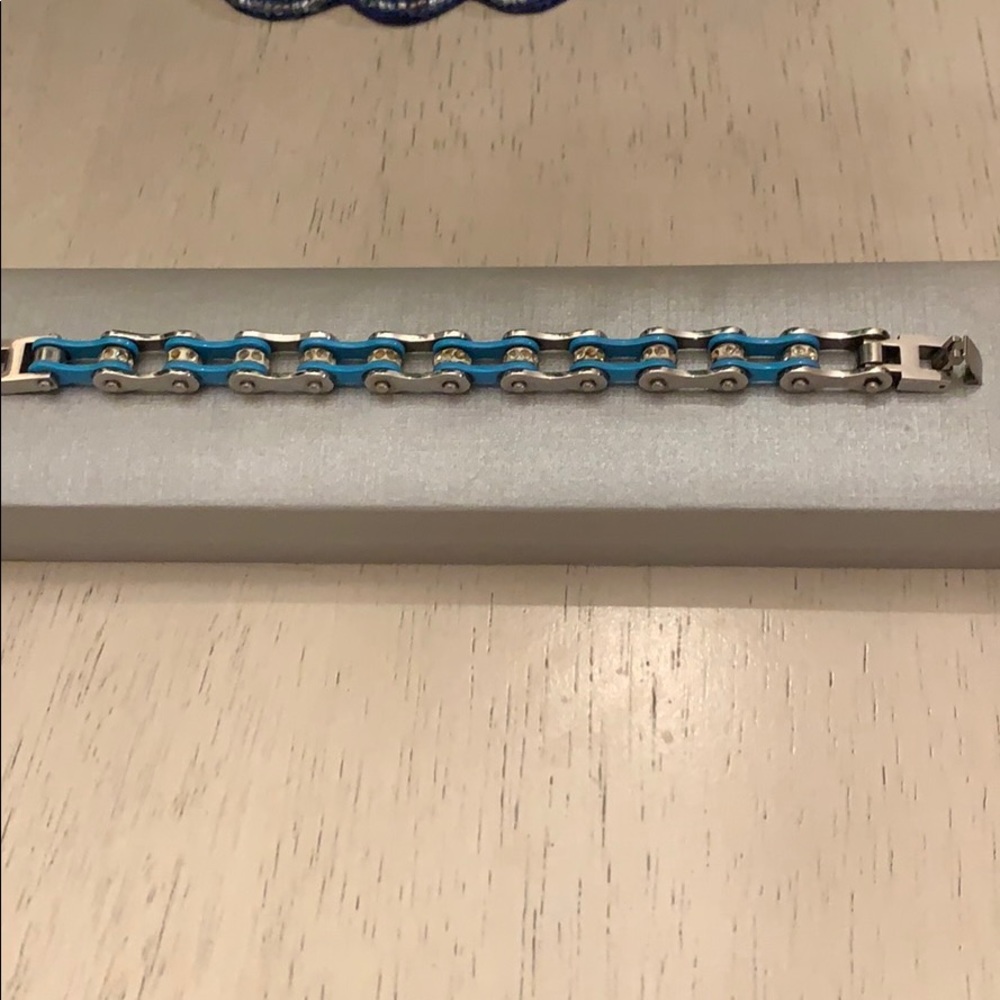 Chain Link Enamel Bracelet